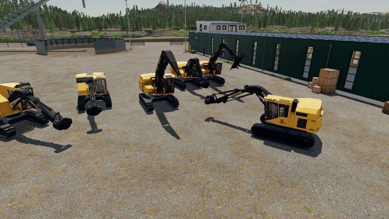 Aj Deere Tigercat Buncher Pack Landwirtschafts Simulator Mods