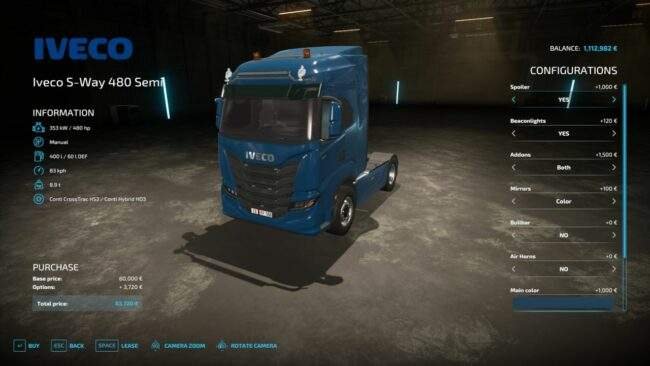 Iveco S Way 480 Semi Ls22 Landwirtschafts Simulator 22 Mods 2685