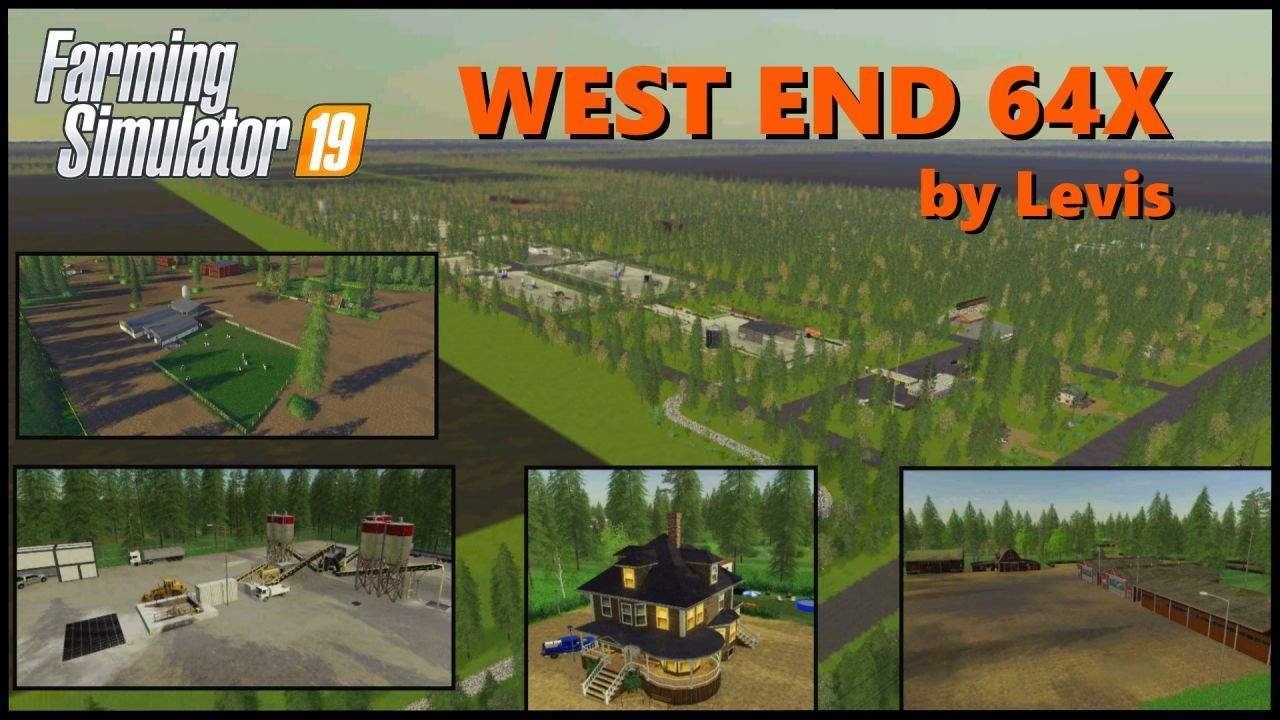 West End 64x - Landwirtschafts-Simulator 19 Mods