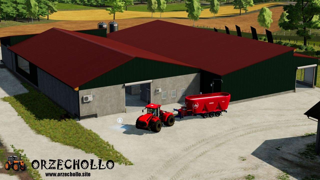 Großer Kuhstall Mit Gea Mixfeeder 10000 Kühe Landwirtschafts Simulator 22 Mods 1694