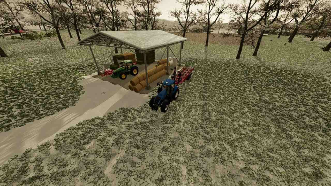 Unterstand Für Ballen - Farming Simulator 22 Mods