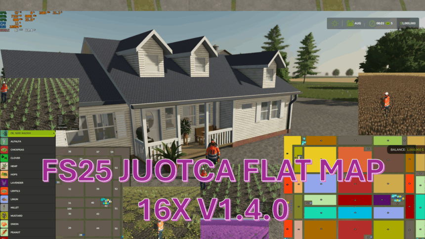 Juotca Flat Map 16x v1.4.0.1
