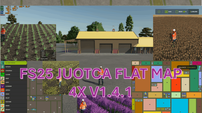Juotca Flat Map 4x v1.4.1