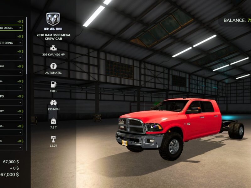 2018 Ram 3500 Mega Crew Cab