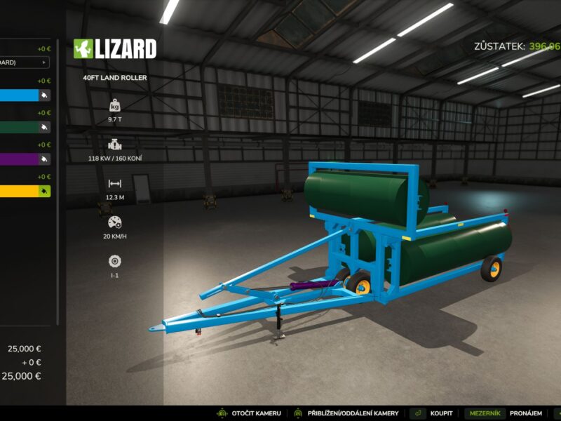 40ft Land Roller (Mehrfarbig & Rost)