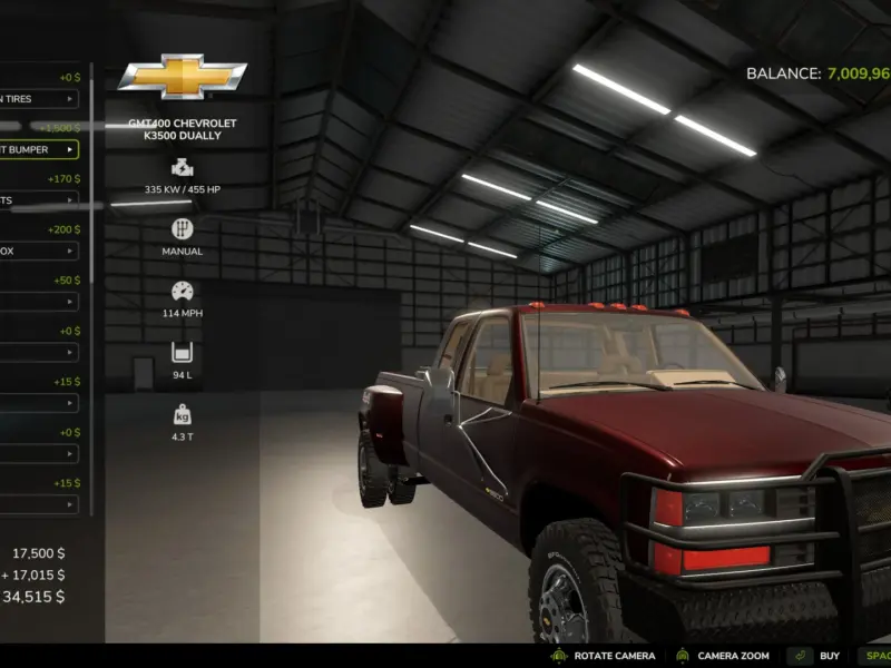 Chevrolet GMT400 K3500 Extended Cab