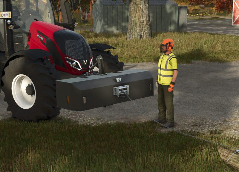 Gewicht mit Winch